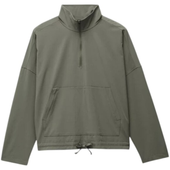 PrAna Railay 1/4 Zip Pullover - Rye Green - XL - Picture 2 of 10